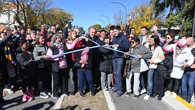 Inauguraron los cambios de avenida Rouillón.&nbsp;