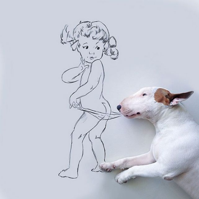 Su esposa lo dejó, pero creó un mundo con su perro