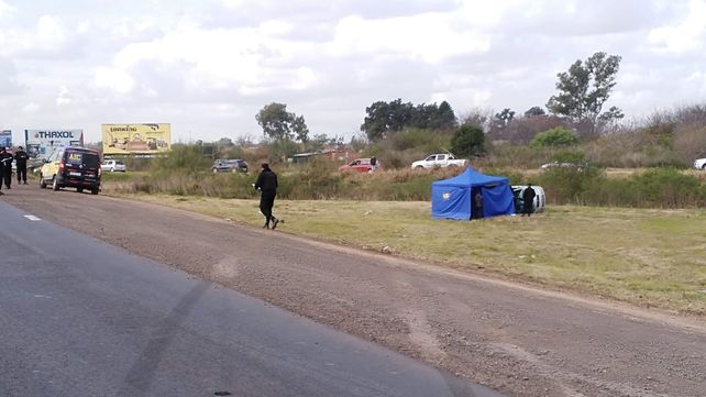 El accidente vial ocurrió a la altura del kilómetro 298
