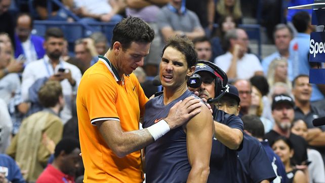 Delpo consuela a Rafa&nbsp;