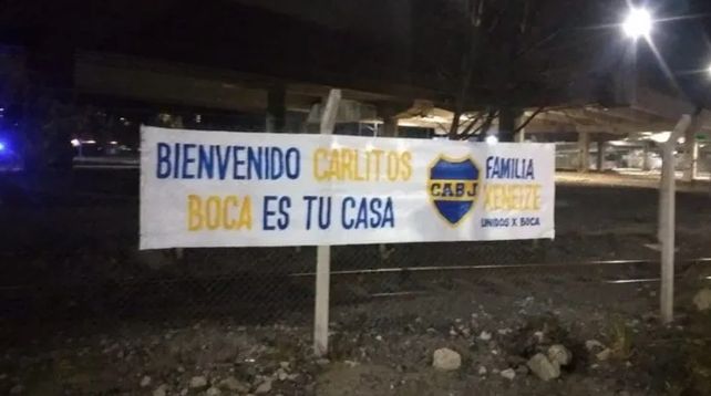 Bienvenido Carlitos. Boca es tu casa