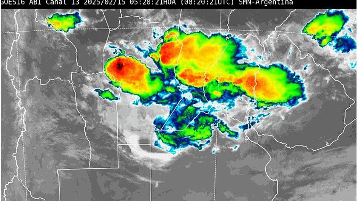 SMN emitió alerta naranja por tormentas fuertes
