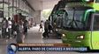 Paro de colectivos de larga distancia pone en riesgo el recambio turístico de febrero