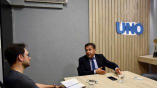 Diego Giuliano, de visita en la ciudad de Santa Fe, pasó por UNO para un mano a mano sobre diversos temas de actualidad.&nbsp;