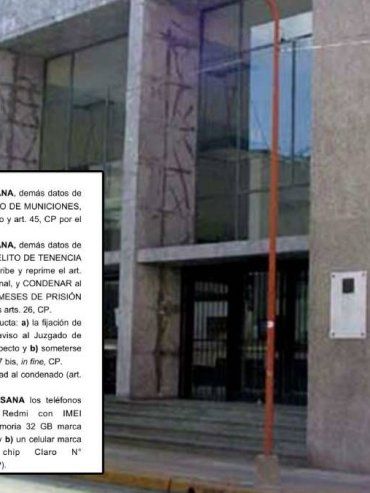 Condenaron a comerciante y exconcejal de Feliciano por tenencia ilegal de arma de guerra