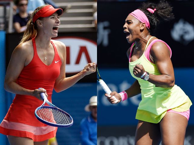 ¿Serena Williams o María Sharapova?