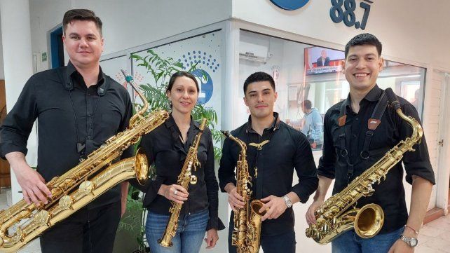 El Cuarteto de Saxos 1846 prepara una noche de celebración