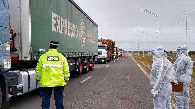 La polic&iacute;a de Entre R&iacute;os informar&aacute; el destino de los camiones.&nbsp;