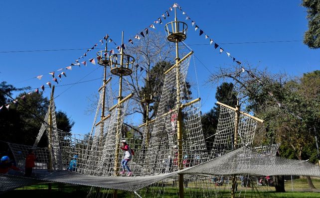 El barco, un clásico del Jardín de los Niños en el Parque Independencia. 