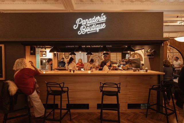 Frente de uno de los locales de Panadería Boutique en Rosario.