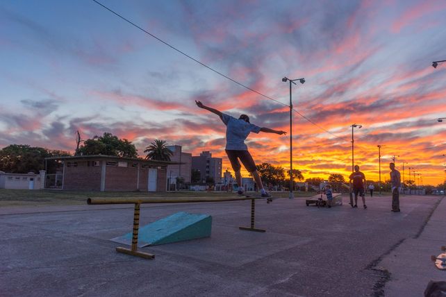 Un atardecer bíblico en La Histórica. 
