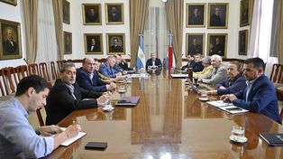 &nbsp;la reunión de gabinete en la que se evaluó la situación de las diferentes localidades afectadas por el temporal,