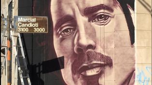 Realizan un enorme mural en homenaje a Chris Cornell en Candioti Sur