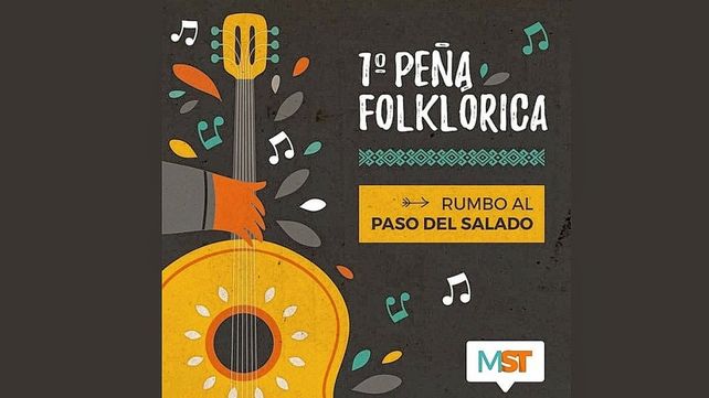 Es la Primera Peña Folklórica rumbo al festival Paso del Salado