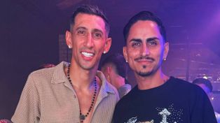 Cumbia con famosos y una torta gigante: así celebró Di María sus 38 años