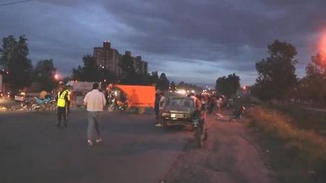 El camionero aceleró para evitar el supuesto robo