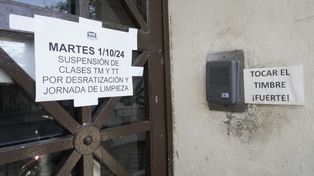 Sin clases en la Escuela Juan Pestalozzi, de Mendoza al 3900.