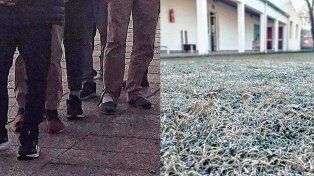 Hay zonas donde los alumnos no tienen suficiente abrigo ni el calzado adecuado frente al frío extremo