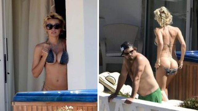 Pamela Anderson, in fraganti sin la bikini