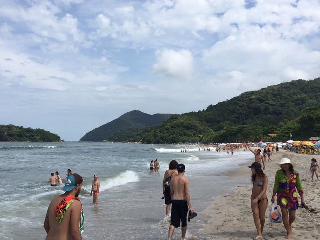 La zona de Guarujá