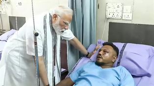Narendra Modi visitó al único sobreviviente de la tragedia de Air India