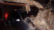 Acceso a Piedras Blancas: automóvil despistó y chocó contra una vivienda