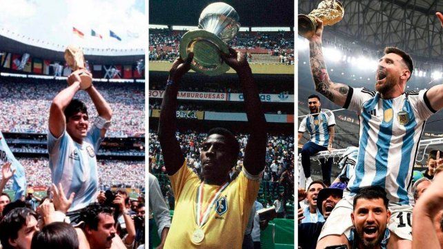 Francisco dijo que Pelé es el gran señor del fútbol, pero destacó a Messi y Maradona