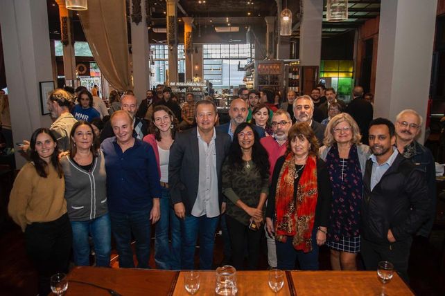 Caruana participó del reciente lanzamiento del Frente Amplio por la Soberanía.