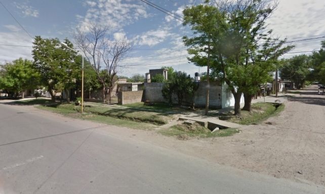 La esquina de Granadero Baigorria donde fue capturado el narcotraficante.