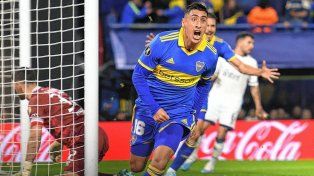 Merentiel abrió el marcador para Boca.