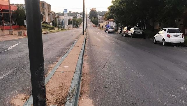Paraná: se distrajo al buscar unas llaves y terminó contra una columna