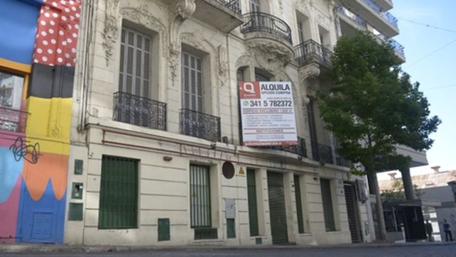 En alquiler. El edificio céntrico