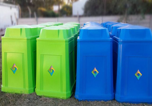 Ahorro. Los containers permiten la reducción en el consumo de combustibles y neumáticos optimizando la ruta de acopio.