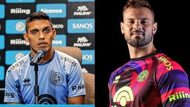 Ignacio Chicco y Rafael Delgado fueron presentados como nuevos refuerzos de Belgrano.
