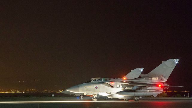 Así se vieron los bombardeos de Estados Unidos sobre Siria
