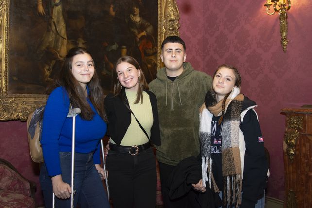 Marina Arrieta, Malena Olivera, Santiago Gómez y Emilio Oliviera.  