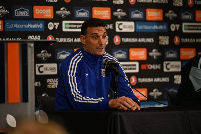 Scaloni habló en la previa del partido de Argentina.