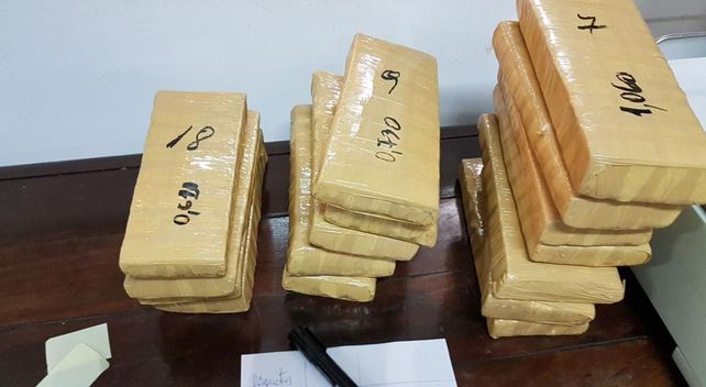 La droga fue hallada en un bolso proveniente de Madrid.&nbsp;