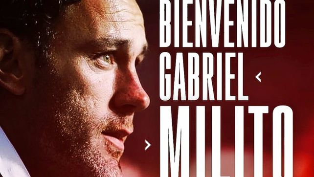 Gabriel Milito fue oficializado como técnico de Argentinos
