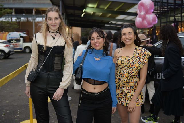 Inés Galice, Milena Dietrich y Magdalena Zaffalón