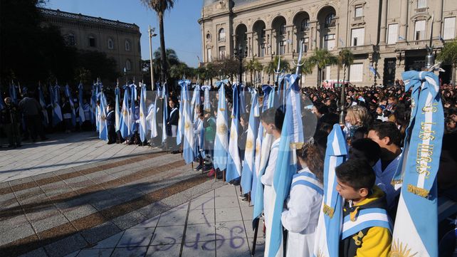 Festejos por el Día de la Bandera Nacional en Santa Fe