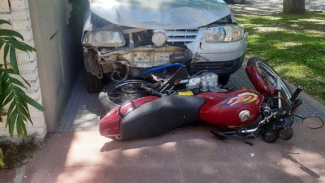 Paraná: Violento vuelco en la zona Parque Urquiza