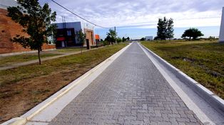 Se inauguraron 400 metros de pavimento articulado en el Parque Tecnológico