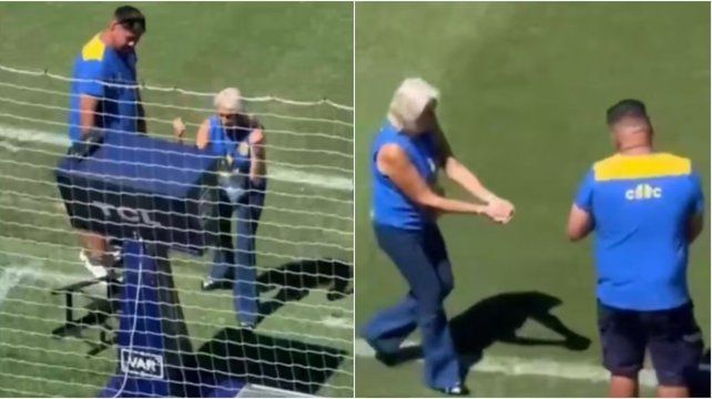 La escena duró tan solo algunos minutos