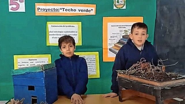 Pensaron en el aula un proyecto amigable con el ambiente