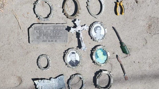 Un mujer de 32 años fue detenida en el puente blanco robar placas de las lápidas del cementerio municipal de Paraná.