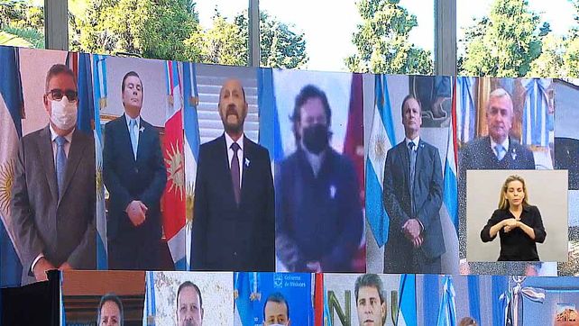 Los Gobernadores acompañaron a Alberto Fernández&nbsp;
