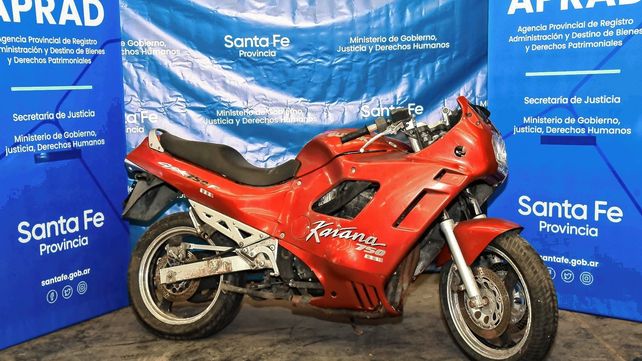 Inscripción a la subasta: hay cuatro motos de alta cilindrada