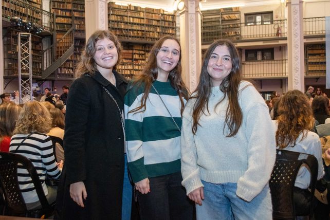 Brenda Krohling, Martina Luconi y Lucía Lazar