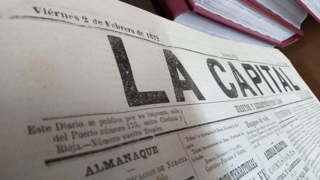 Edición del diario La Capital del 2 de febrero de 1872 en que se informa de la corrida.
